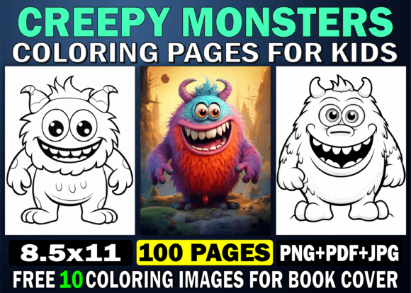 100 Creepy Monsters Coloring Pages KDP: A Strategic Tool for Creative Entrepreneurs