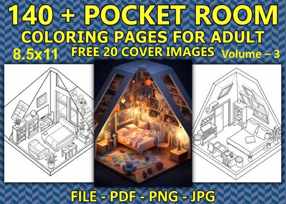 140 Pocket Room Coloring Page for Adult: A Strategic Tool for Creative and Business Success