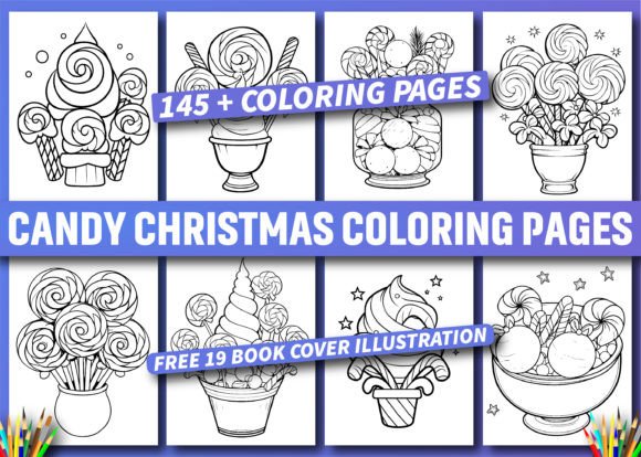 145 Christmas Candy Coloring Pages: A Creative and Educational Resource for Kids and Adults