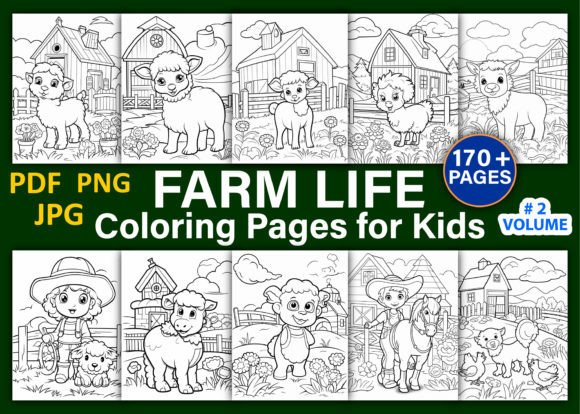 170 Farm Life Coloring Pages for Kids