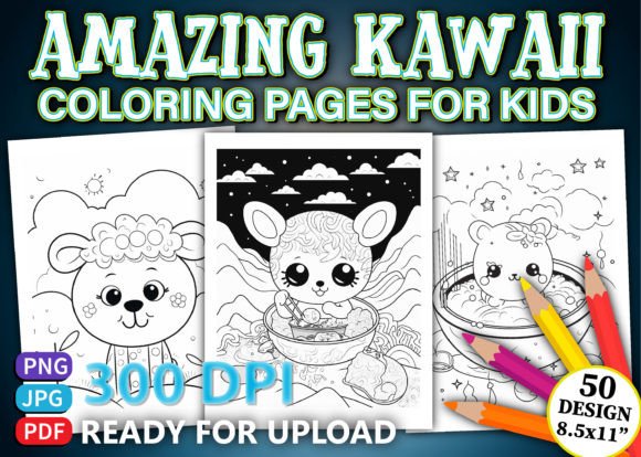 Amazing Kawaii Coloring Pages for Kids