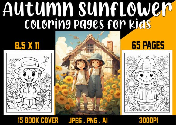 Autumn Sunflower Coloring Pages for Kids: A Creative and Educational Resource for Parents and Educators