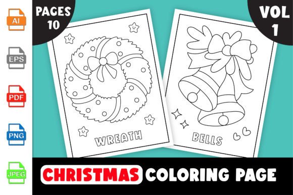 Christmas Coloring Pages for Toddlers