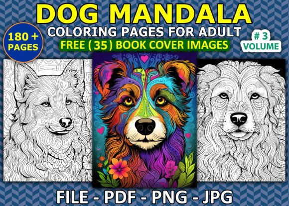 Dog Mandala Coloring Pages for Adult Kdp: A Creative Resource for Amazon KDP Sellers