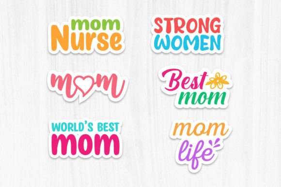 Mothers Day Vector Stickers Design: A Strategic Tool for Creative Expression and Business Growth