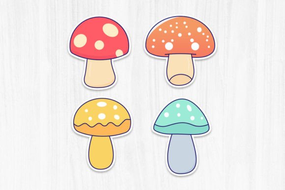 Mushroom Vector Sticker: A Strategic Design for Creative and Business Applications